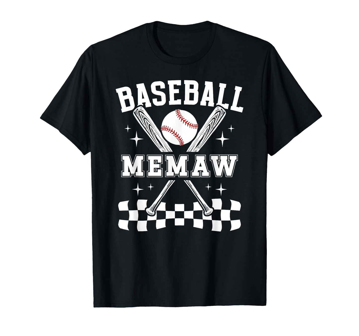 Baseball Memaw Baseball Player Memaw T-Shirt - Unique Graphic for Adults - T-Shirt, Sweatshirt, Hoodie