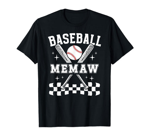 Baseball Memaw Baseball Player Memaw T-Shirt - Unique Graphic for Adults - T-Shirt, Sweatshirt, Hoodie