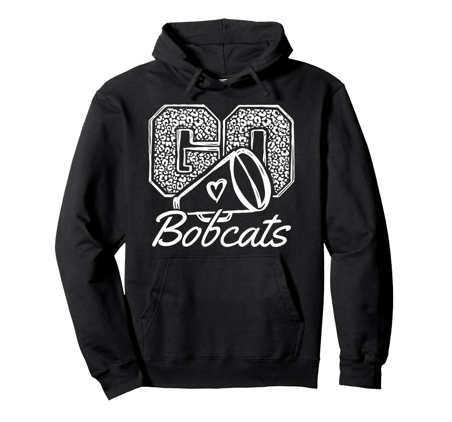 Go Cheer Bobcats Sports Name Gifts Hoodie - Casual Everyday Wear Unisex - T-Shirt, Sweatshirt, Hoodie