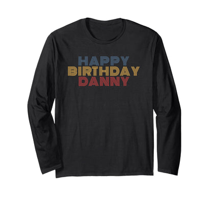 Personalized Name Typography Danny T-Shirt - Novelty Apparel for Adults - T-Shirt, Sweatshirt, Hoodie