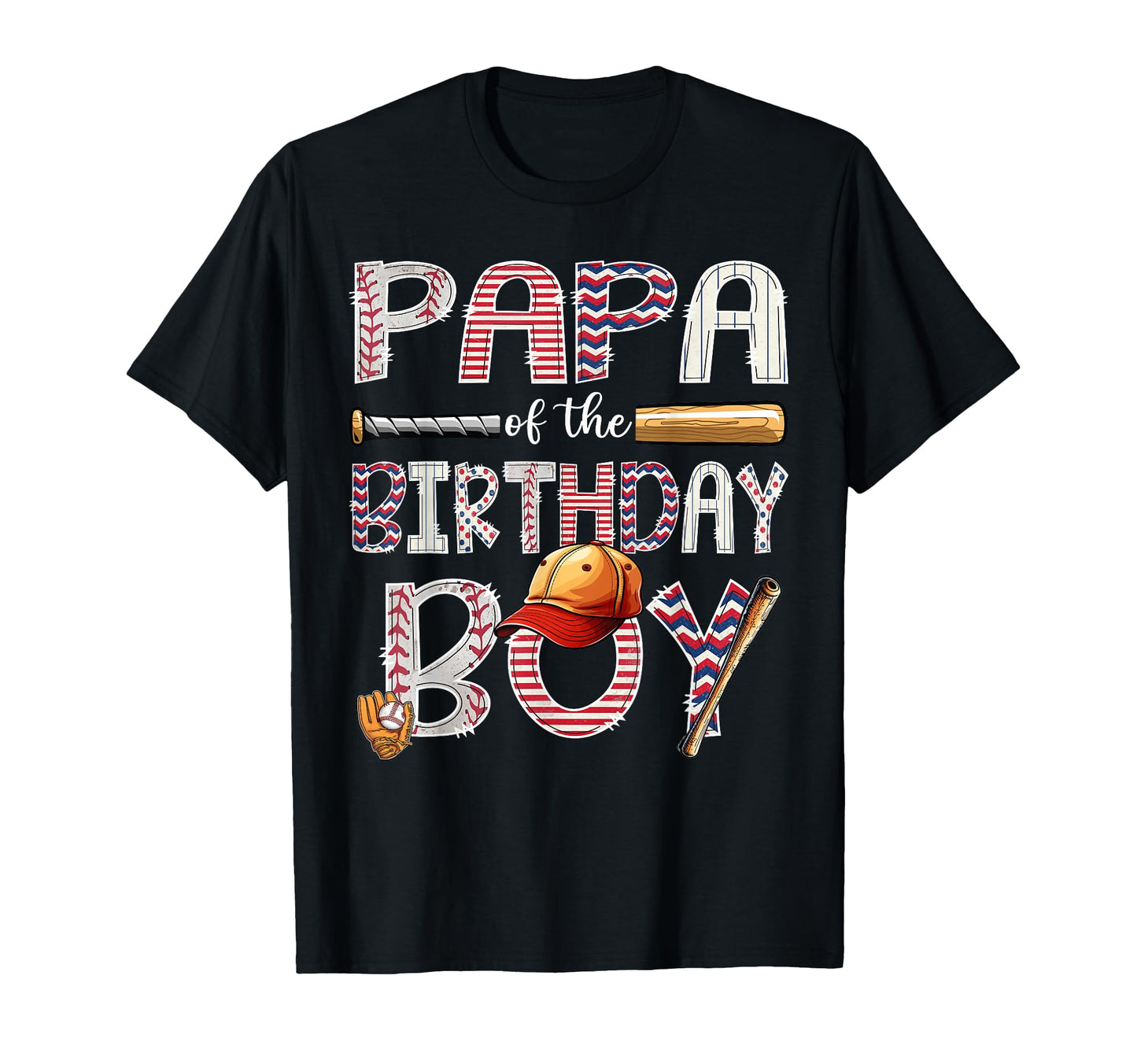 Papa Birthday Baseball Player Birthday T-Shirt - Trendy Graphic Men Women - T-Shirt, Sweatshirt, Hoodie