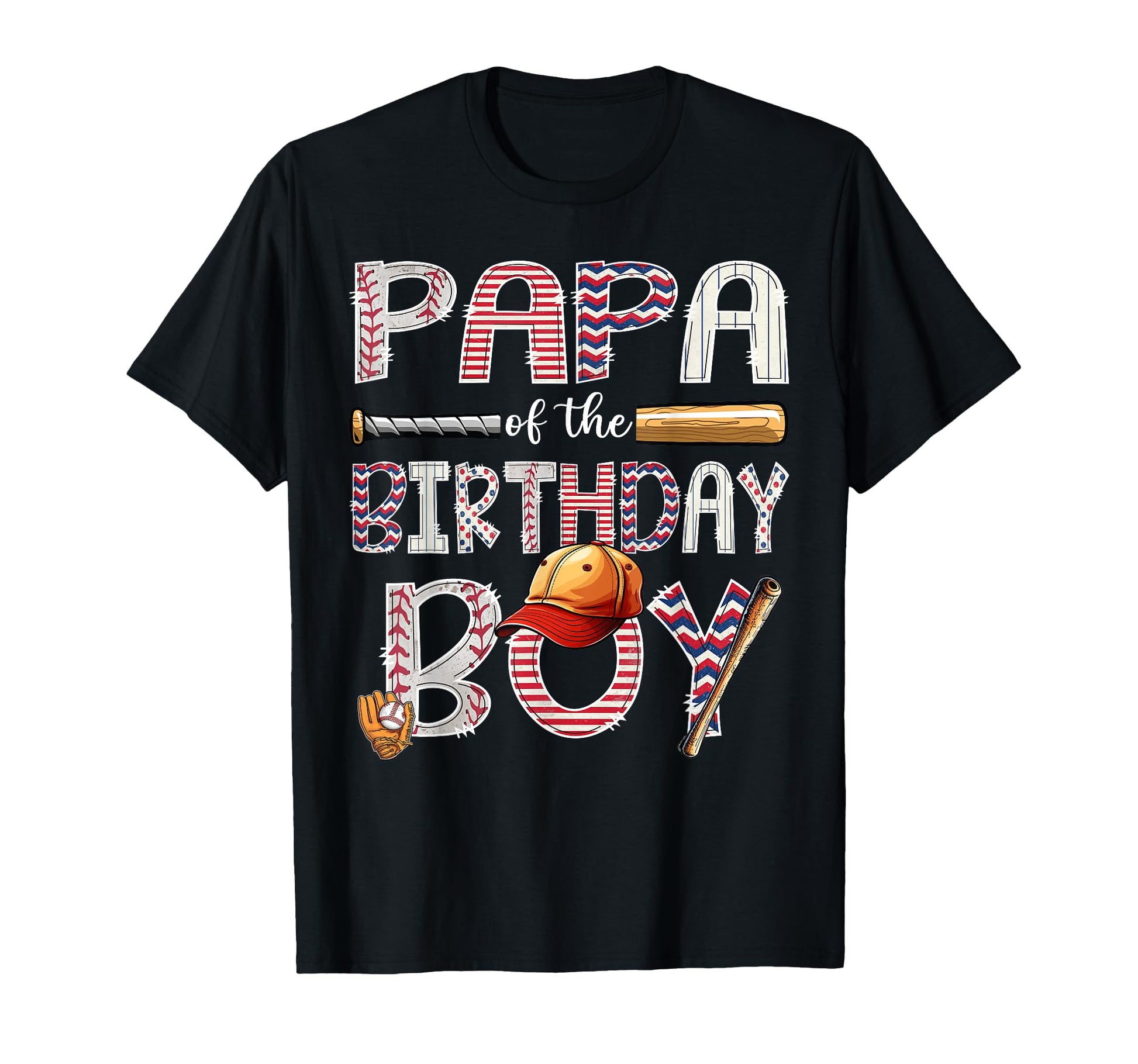 Papa Birthday Baseball Player Birthday T-Shirt - Trendy Graphic Men Women - T-Shirt, Sweatshirt, Hoodie