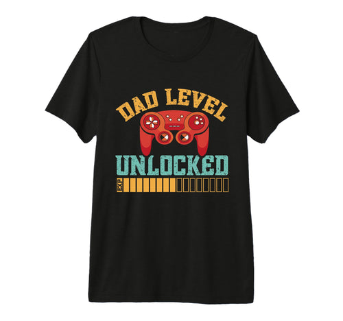 Mens Dad Level Unlocked Fathers Day T-Shirt - Streetwear Style Men Women - T-Shirt, Sweatshirt, Hoodie