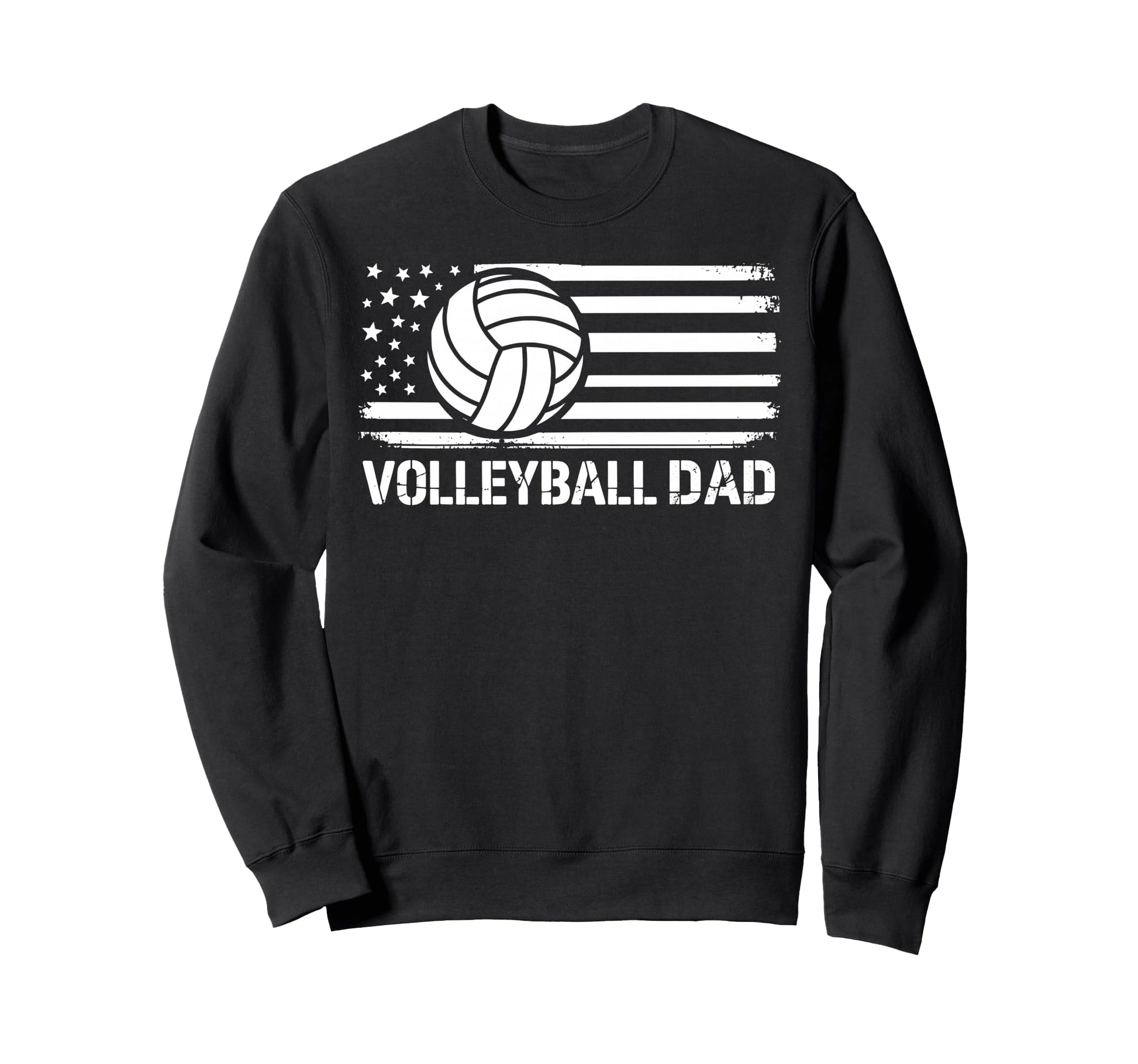 Volleyball Dad Flag Funny Sweatshirt - Fun Novelty Design Men Women - T-Shirt, Sweatshirt, Hoodie