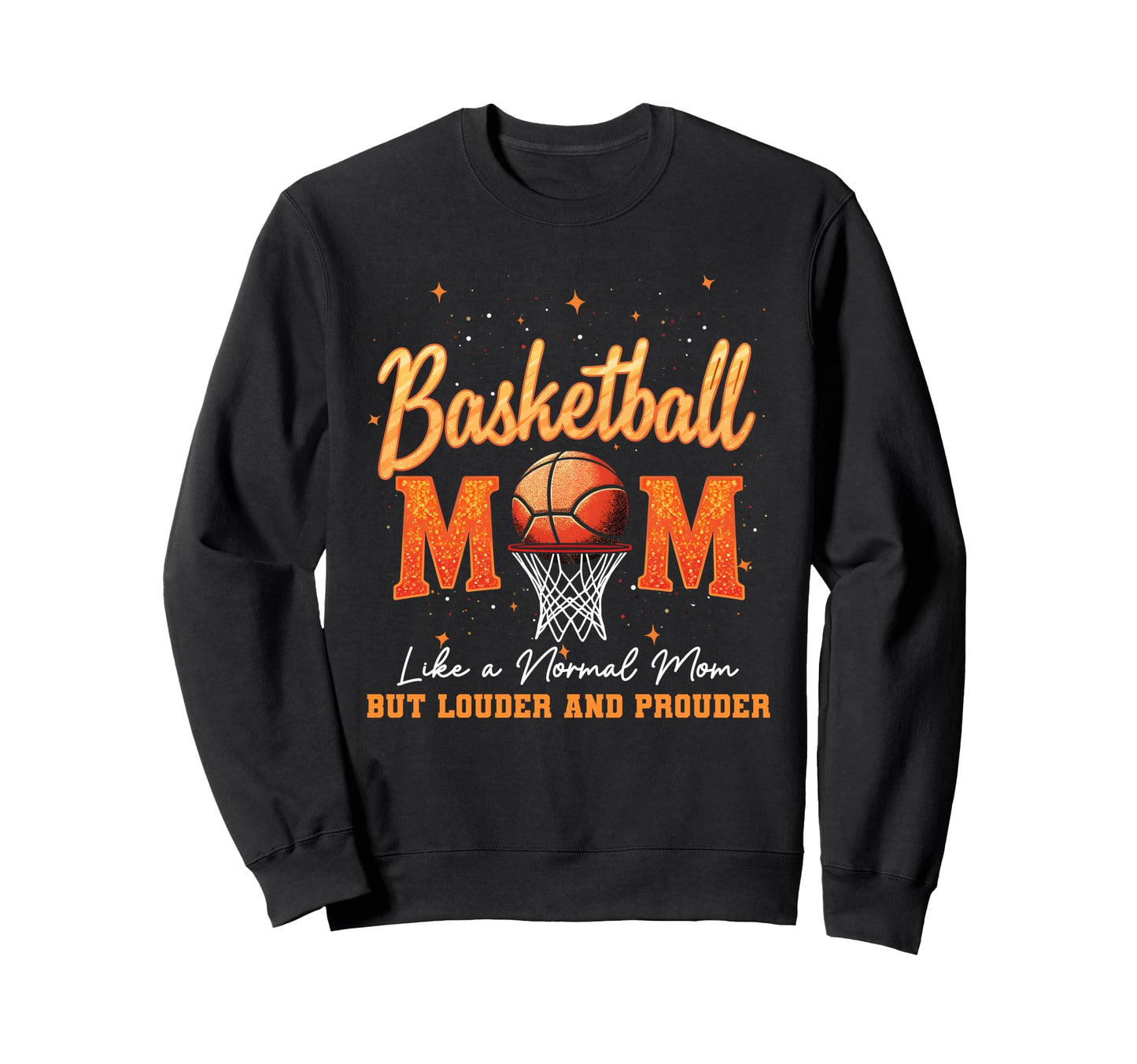 Mothers Day Basketball Mom Basketball Sweatshirt - Minimalist Print Unisex - T-Shirt, Sweatshirt, Hoodie