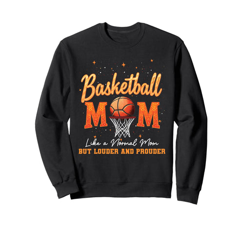 Mothers Day Basketball Mom Basketball Sweatshirt - Minimalist Print Unisex - T-Shirt, Sweatshirt, Hoodie