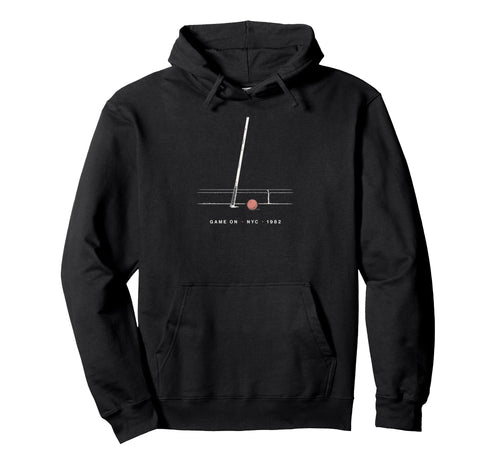 Nyc Stickball Old School New York Hoodie - Minimalist Print for Adults - T-Shirt, Sweatshirt, Hoodie