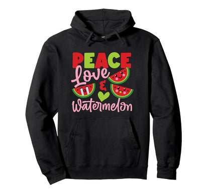 Sweet Watermelon Designs Summer And Beach Hoodie - Minimalist Print Unisex - T-Shirt, Sweatshirt, Hoodie