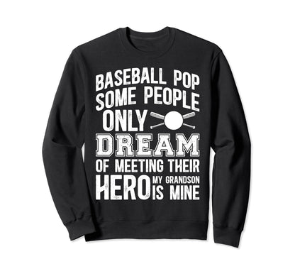 Baseball Pop Proud Pop Baseball Sweatshirt - Unique Graphic Men Women - T-Shirt, Sweatshirt, Hoodie