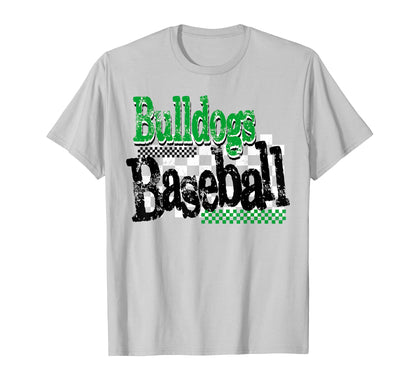Green Bulldogs Baseball Mom Game Day T-Shirt - Streetwear Style Unisex - T-Shirt, Sweatshirt, Hoodie