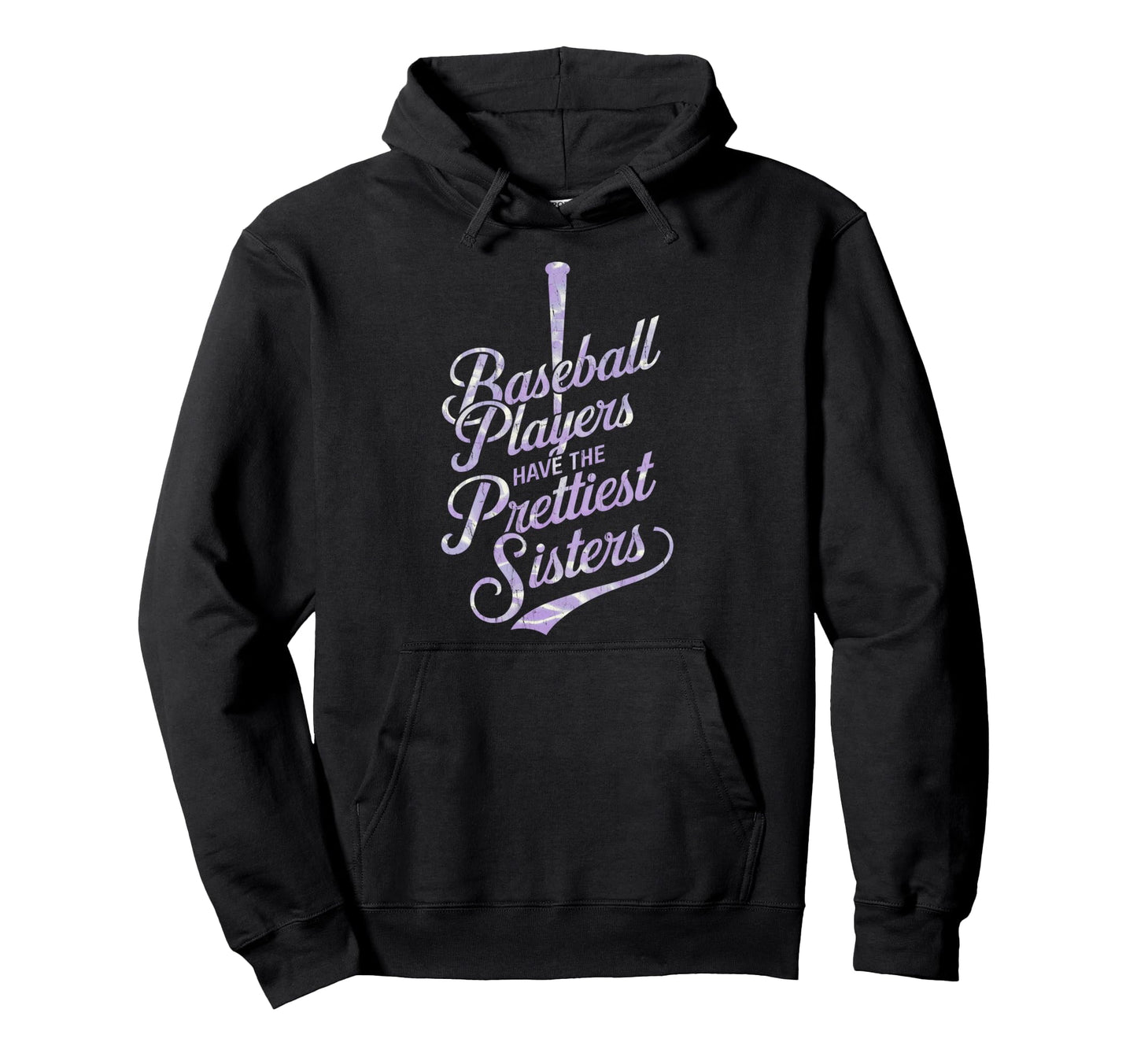 Baseball Players Prettiest Sisters Hoodie - Minimalist Print Unisex - T-Shirt, Sweatshirt, Hoodie