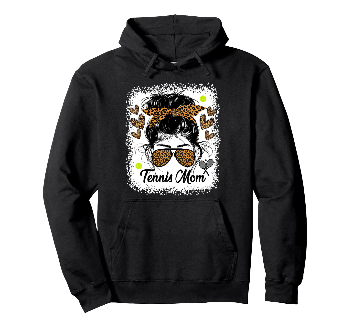 Tennis Mom Tennis Lovers Stylish Sports Hoodie - Trendy Graphic Men Women - T-Shirt, Sweatshirt, Hoodie