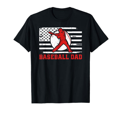 Baseball Dad Baseball Player Father Us T-Shirt - Fun Novelty Design Unisex - T-Shirt, Sweatshirt, Hoodie