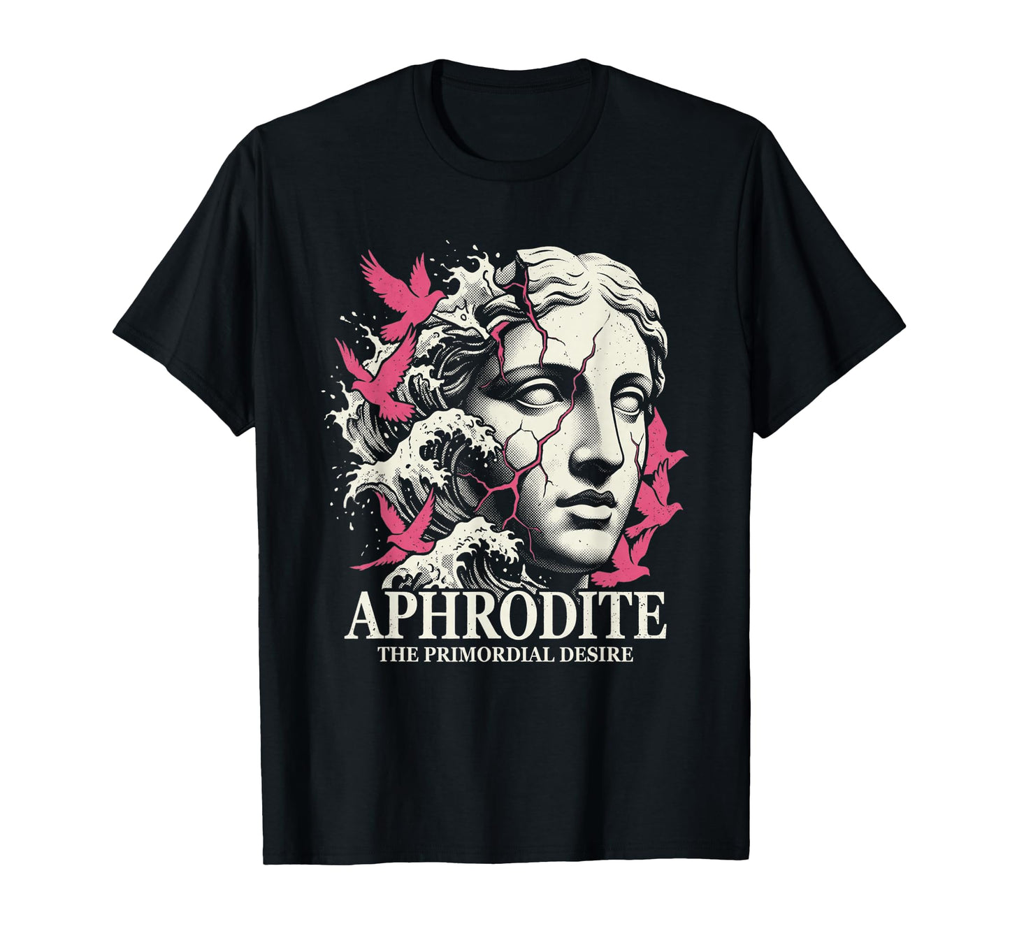 Aphrodite Greek Goddess Statue T-Shirt - Unique Graphic for Adults - T-Shirt, Sweatshirt, Hoodie