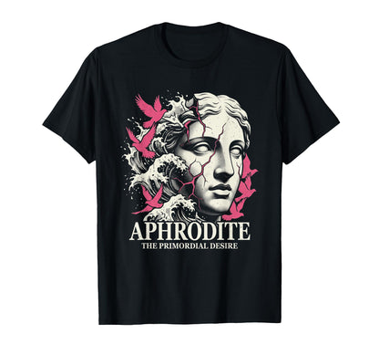 Aphrodite Greek Goddess Statue T-Shirt - Unique Graphic for Adults - T-Shirt, Sweatshirt, Hoodie