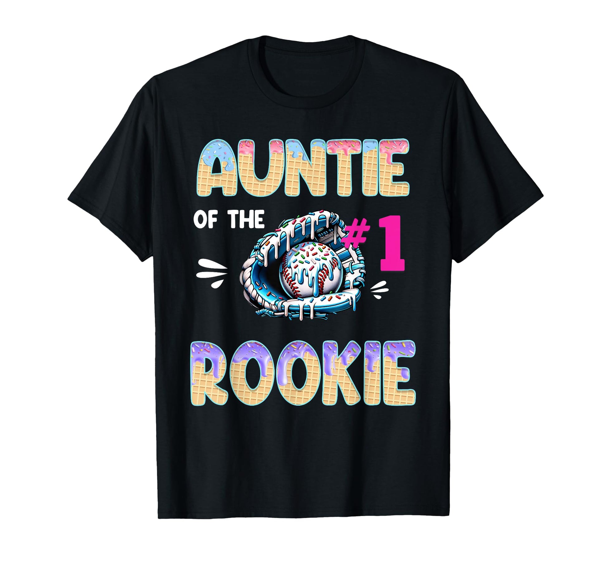 Sister Rookie 1St Baseball Birthday T-Shirt - Fun Novelty Design Unisex - T-Shirt, Sweatshirt, Hoodie