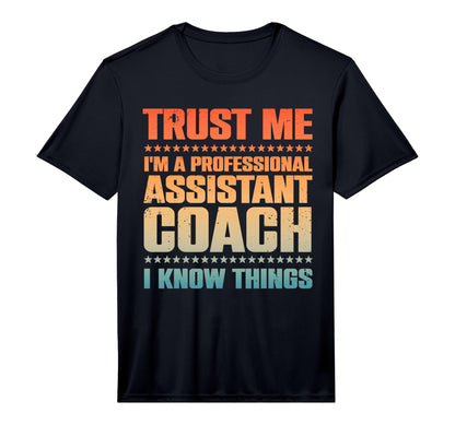 Assistant Coach Softball Baseball T-Shirt - Unique Graphic Men Women - T-Shirt, Sweatshirt, Hoodie
