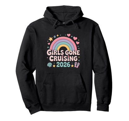 Gone Cruising 2026 Rainbow Cruise Hoodie - Novelty Apparel Men Women - T-Shirt, Sweatshirt, Hoodie