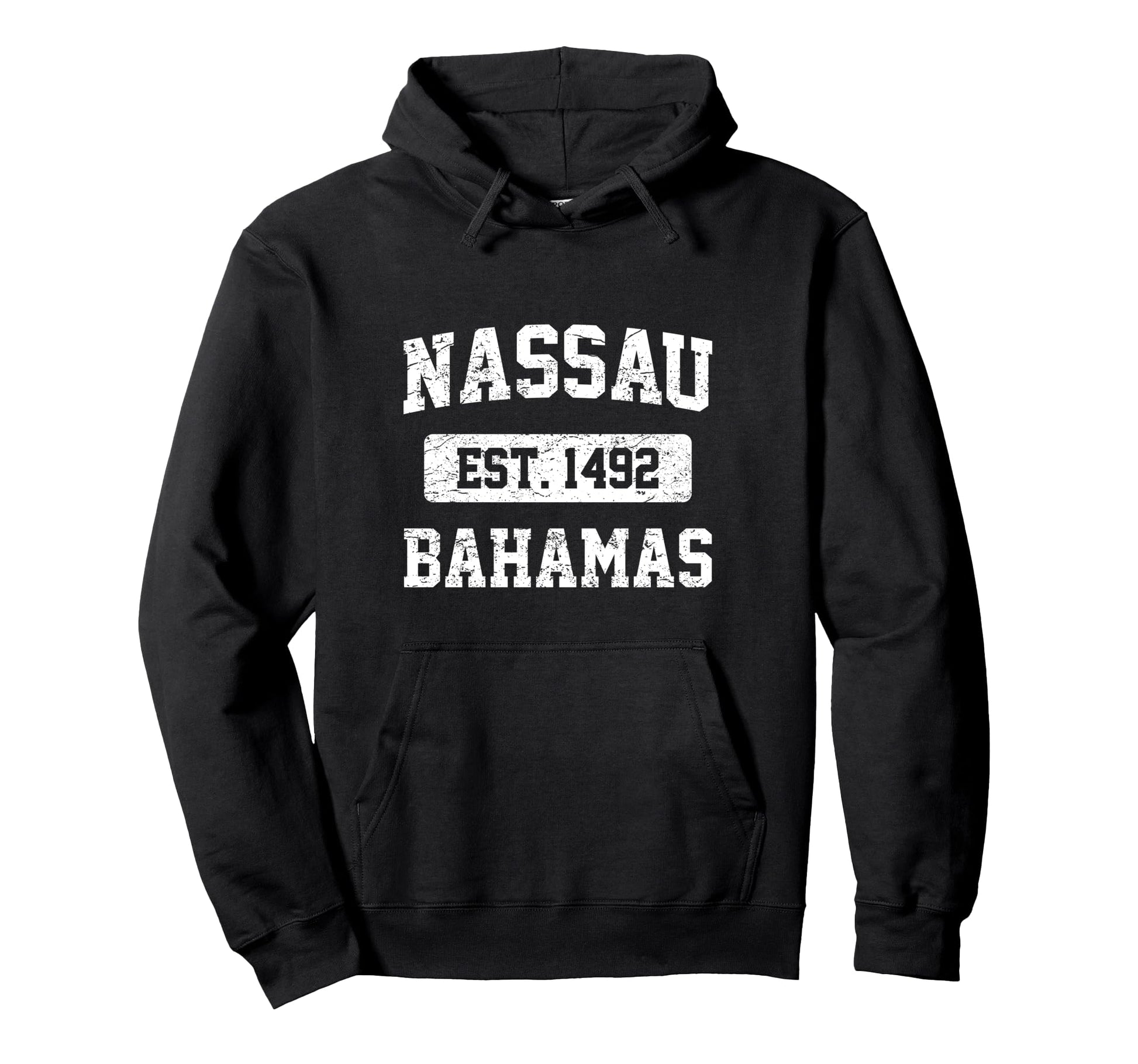 Varsity Nassau Bahamas Hoodie - Novelty Apparel Men Women - T-Shirt, Sweatshirt, Hoodie