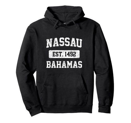 Varsity Nassau Bahamas Hoodie - Novelty Apparel Men Women - T-Shirt, Sweatshirt, Hoodie