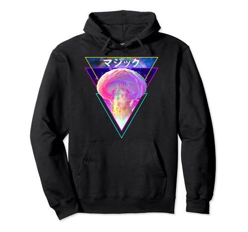 Mushroom Pastel Goth Magic Mycologist Hoodie - Graphic Print Men Women - T-Shirt, Sweatshirt, Hoodie
