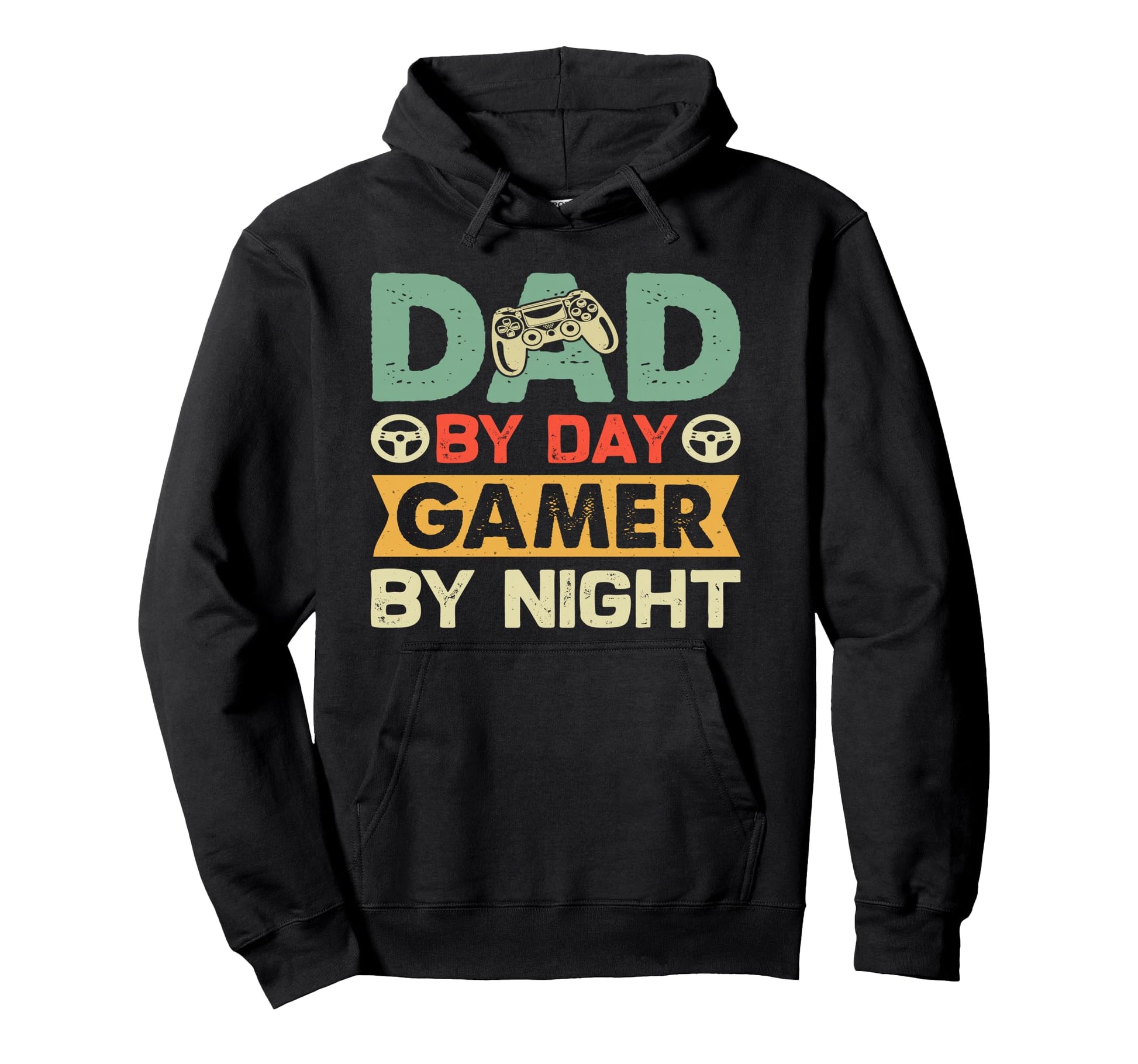 Dad Day Gamer Night Funny Fathers Day Hoodie - Trendy Graphic Men Women - T-Shirt, Sweatshirt, Hoodie