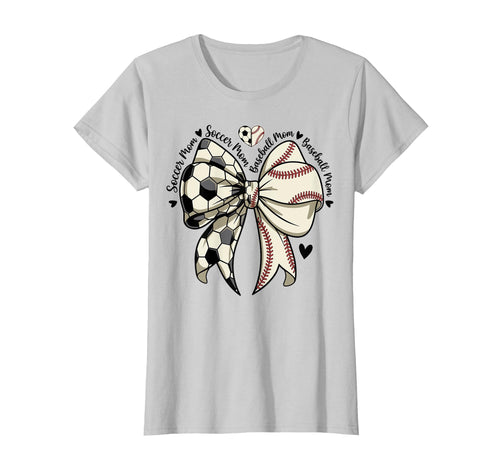 Mothers Day Soccer Baseball Mom T-Shirt - Fun Novelty Design Men Women - T-Shirt, Sweatshirt, Hoodie