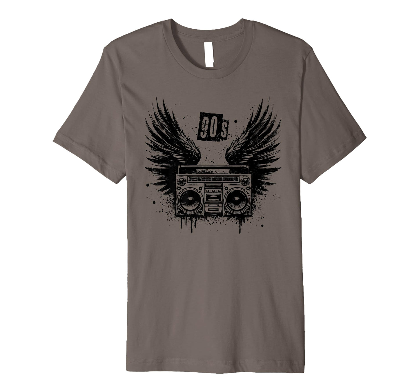 Boombox Wings 90S Ghettoblaster Hip Hop T-Shirt - Aesthetic Graphic Unisex - T-Shirt, Sweatshirt, Hoodie