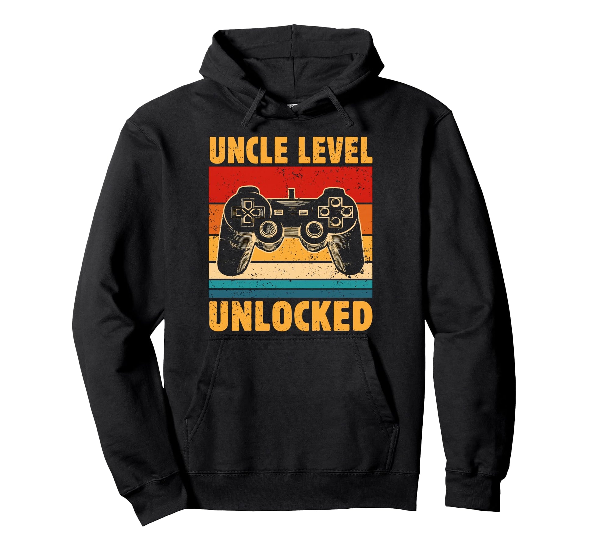 Video Gamer New Uncle Level Unlocked Hoodie - Trendy Graphic Men Women - T-Shirt, Sweatshirt, Hoodie