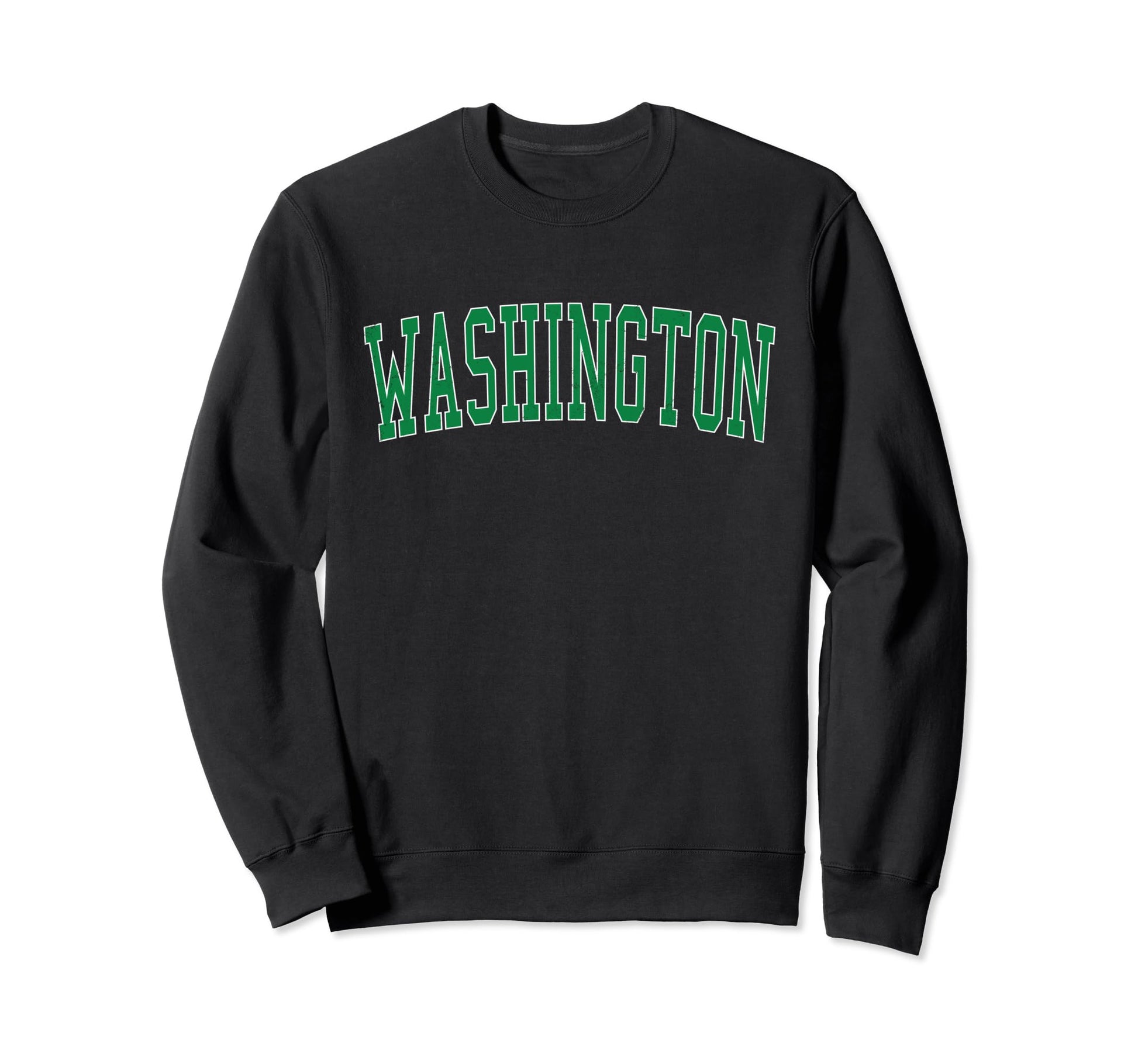 Washington Pa Distressed Green Sweatshirt - Novelty Apparel Men Women - T-Shirt, Sweatshirt, Hoodie