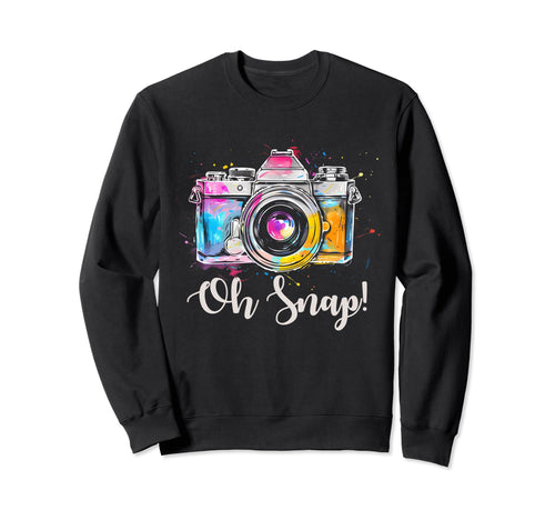 Photographer Camera Funny Sweatshirt - Streetwear Style for Adults - T-Shirt, Sweatshirt, Hoodie