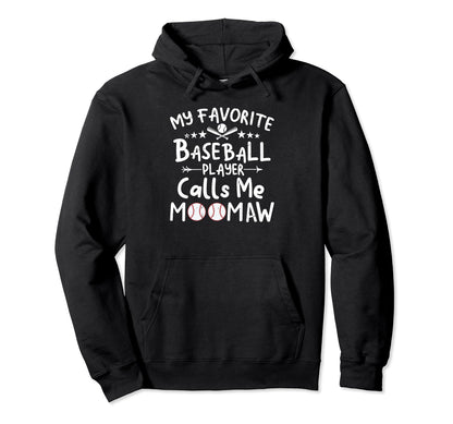 My Favorite Baseball Player Calls Me Hoodie - Aesthetic Graphic Men Women - T-Shirt, Sweatshirt, Hoodie