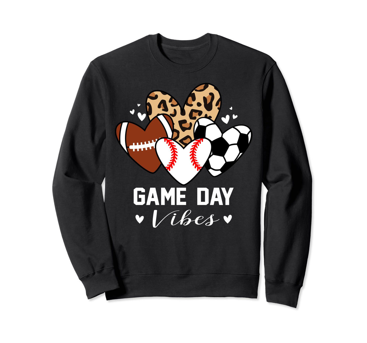 Game Day Vibes Funny Baseball Sweatshirt - Minimalist Print Men Women - T-Shirt, Sweatshirt, Hoodie