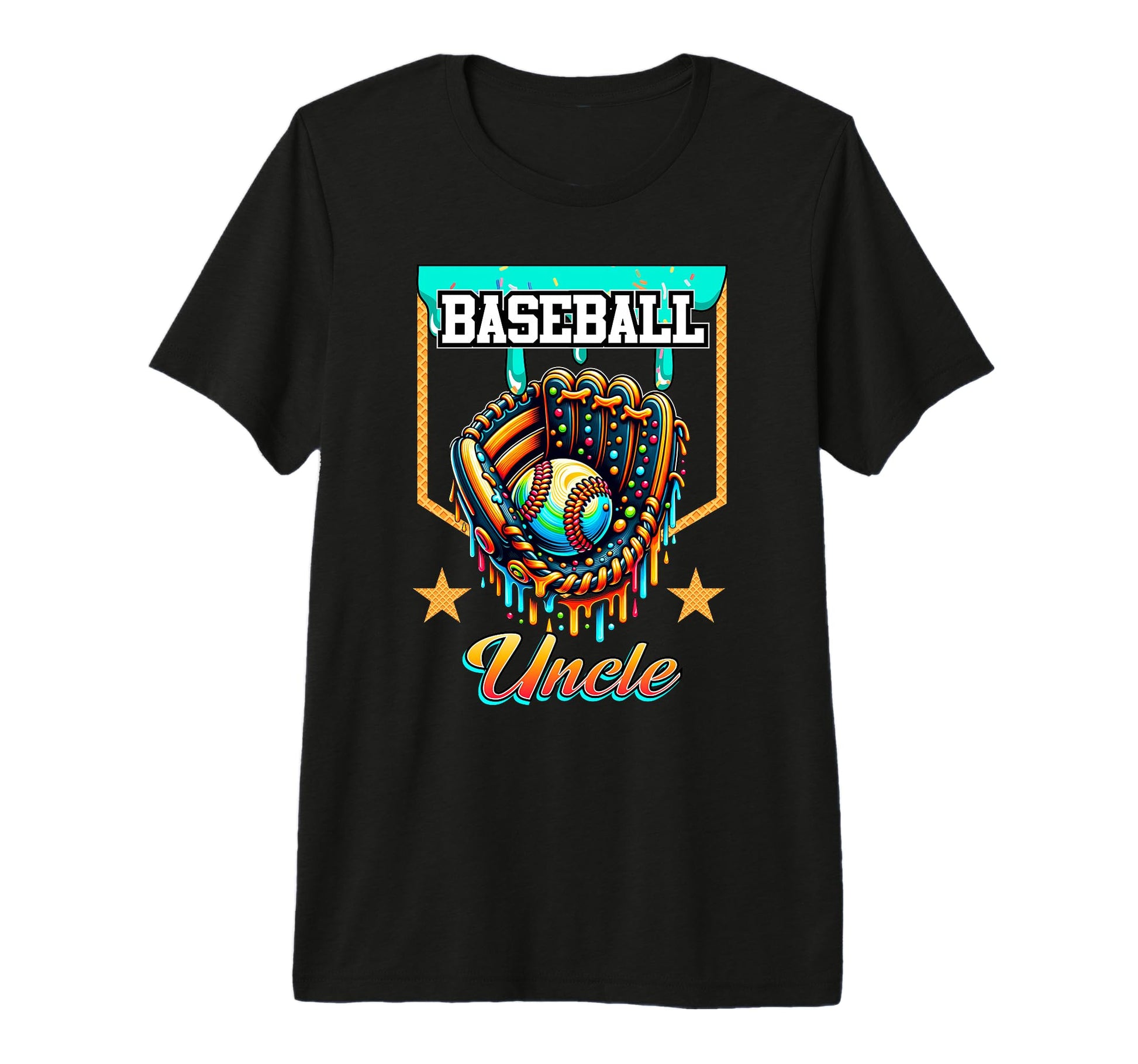 Mens Baseball Drip Baseball Uncle Ice T-Shirt - Novelty Apparel Unisex - T-Shirt, Sweatshirt, Hoodie