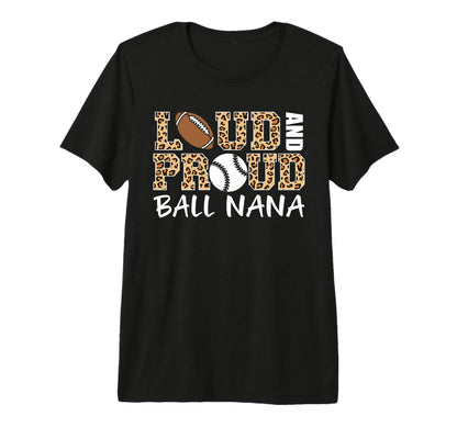 Loud And Proud Football Baseball T-Shirt - Aesthetic Graphic Men Women - T-Shirt, Sweatshirt, Hoodie