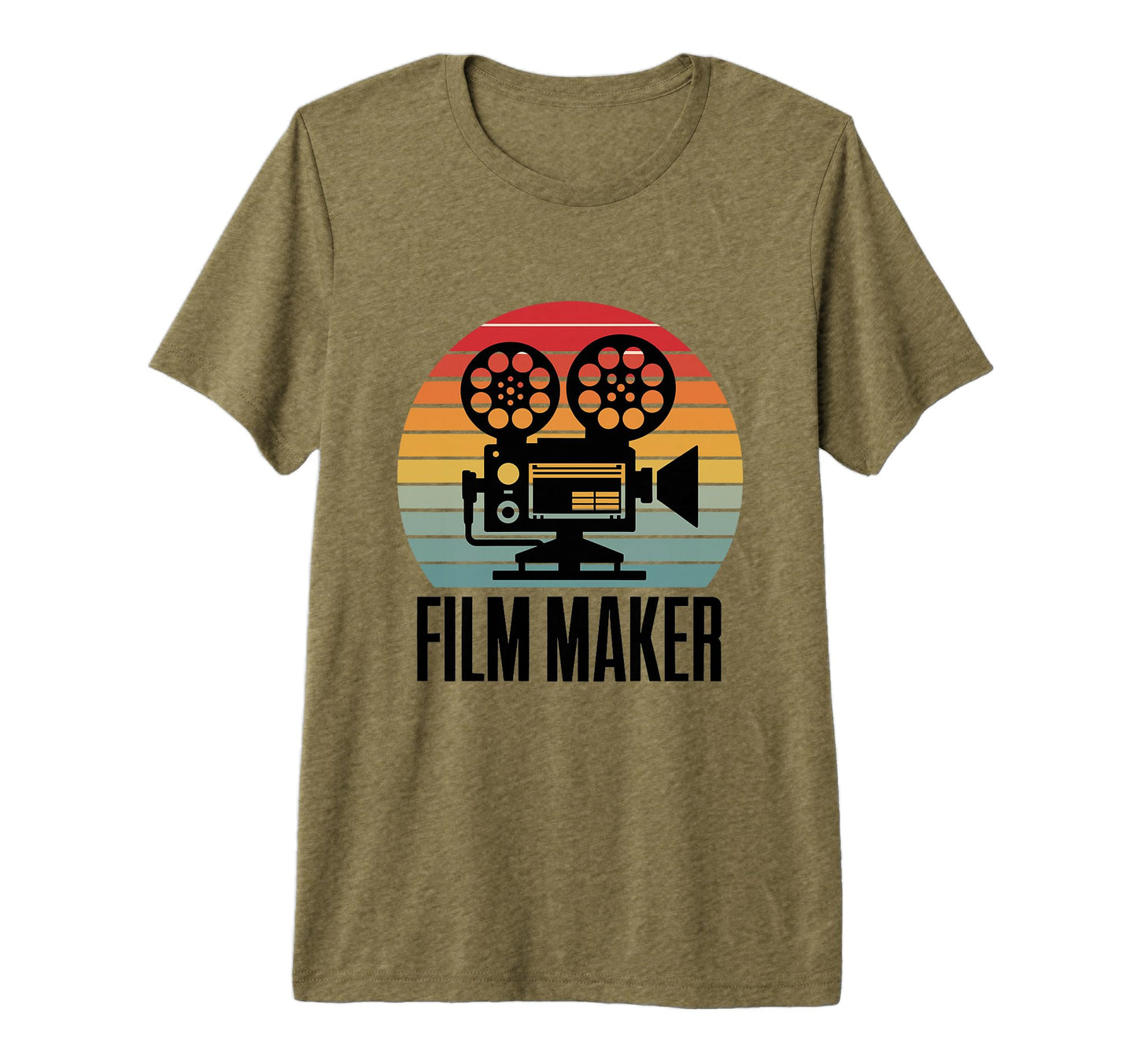 Film Maker Camera Filmmaking Crew Tri T-Shirt - Unique Graphic Men Women - T-Shirt, Sweatshirt, Hoodie