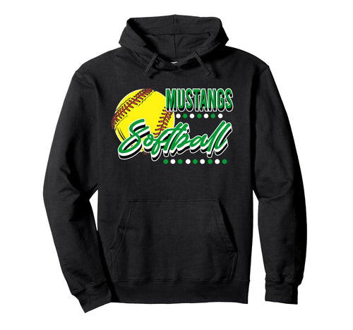 Mustangs Softball Mom Sports Game Day Hoodie - Minimalist Print Men Women - T-Shirt, Sweatshirt, Hoodie