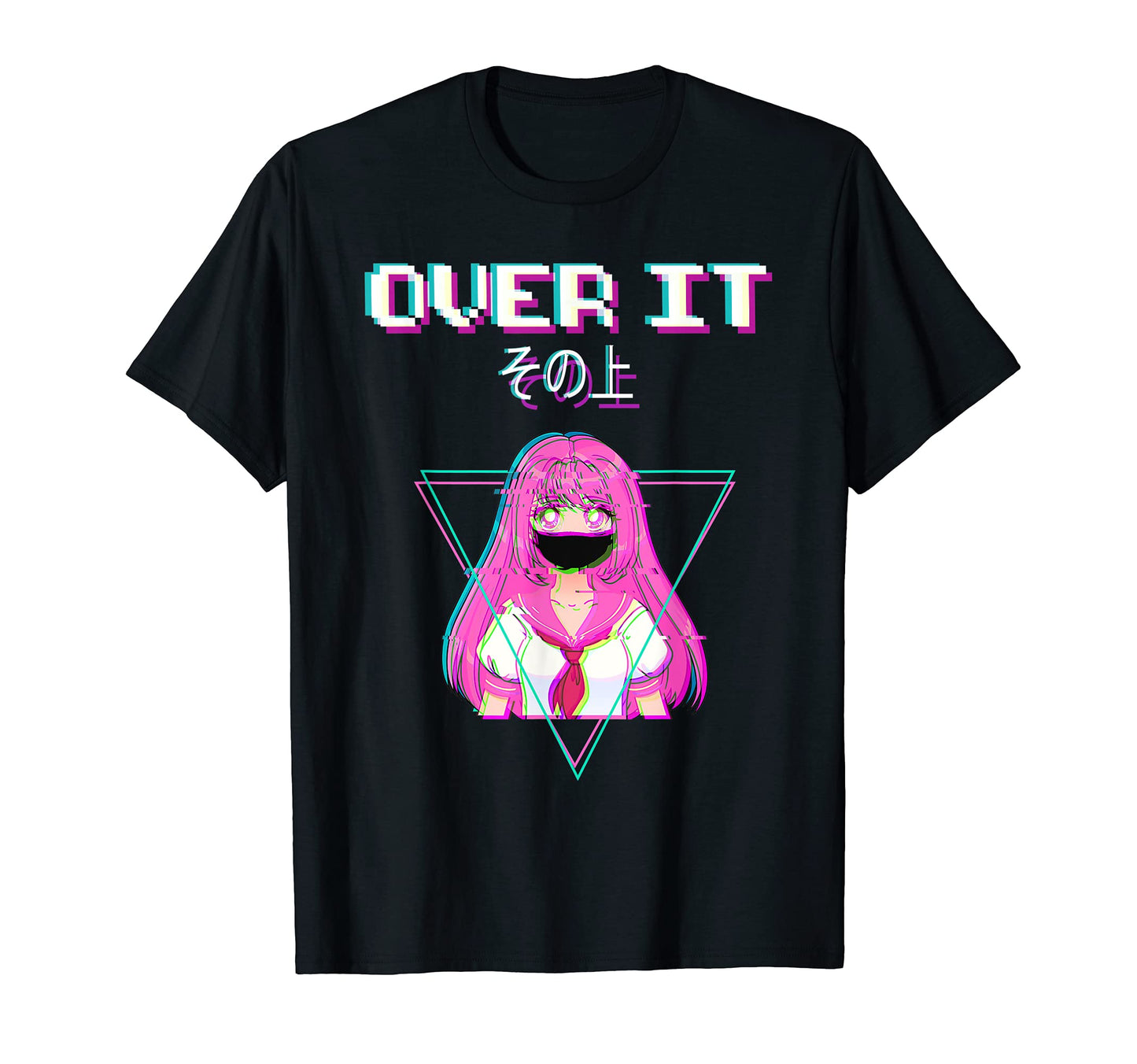 Over It Vaporwave Aesthetic Japan T-Shirt - Graphic Print Men Women - T-Shirt, Sweatshirt, Hoodie