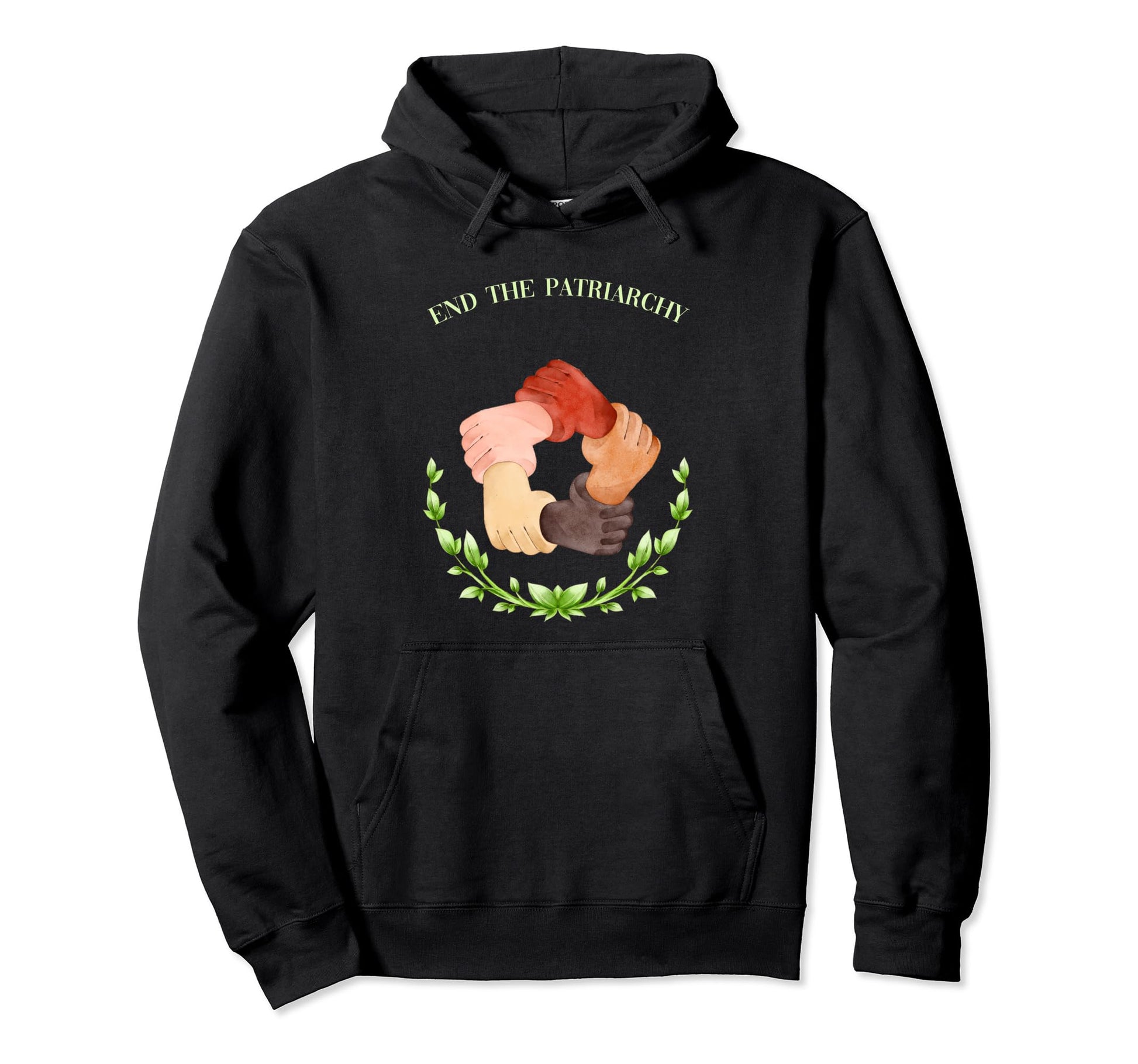 End Patriarchy Independence Peace Hoodie - Fun Novelty Design for Adults - T-Shirt, Sweatshirt, Hoodie