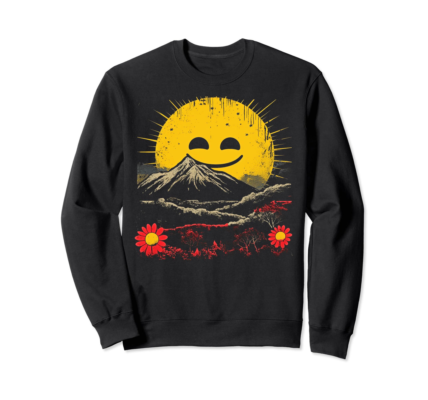 Sun Boho Groovy Sunshine Grunge 27 Sweatshirt - Minimalist Print Men Women - T-Shirt, Sweatshirt, Hoodie