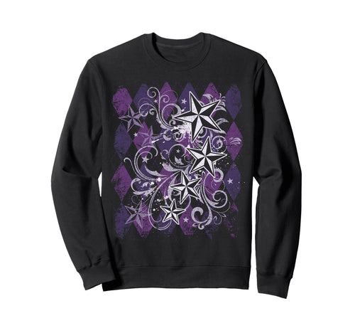 Emo 2000S Purple Star Fairy Sweatshirt - Streetwear Style for Adults - T-Shirt, Sweatshirt, Hoodie