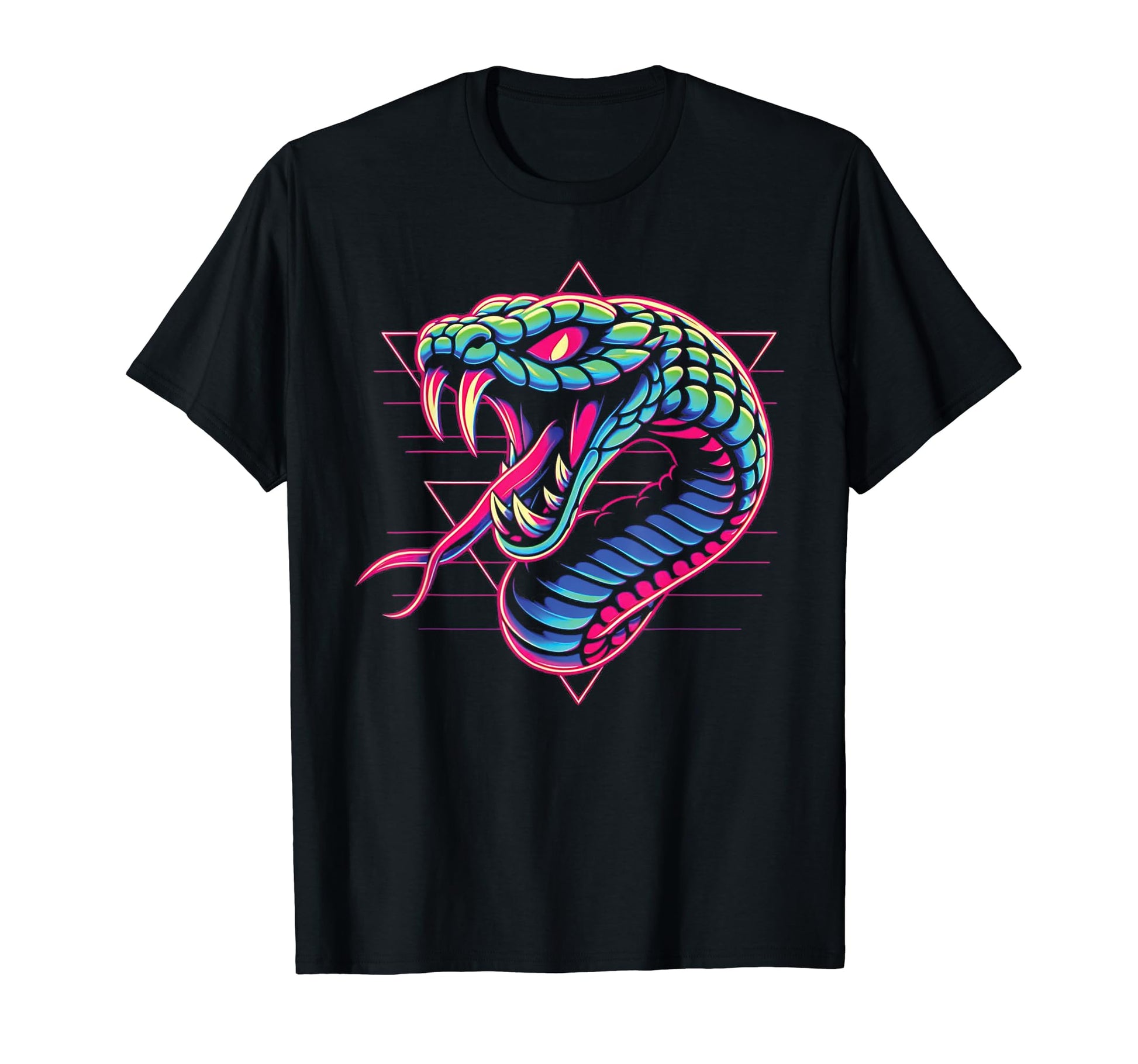 Snake Vaporwave Aesthetic Japanese T-Shirt - Aesthetic Graphic Men Women - T-Shirt, Sweatshirt, Hoodie
