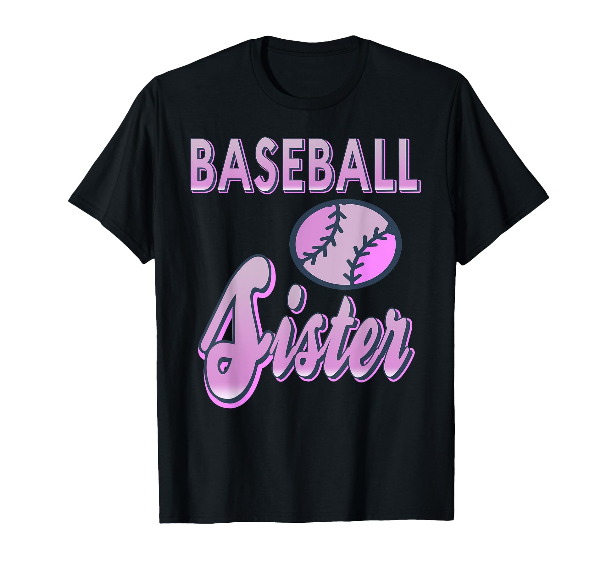Baseball Sister Sports Fan Big Match T-Shirt - Trendy Graphic Unisex - T-Shirt, Sweatshirt, Hoodie