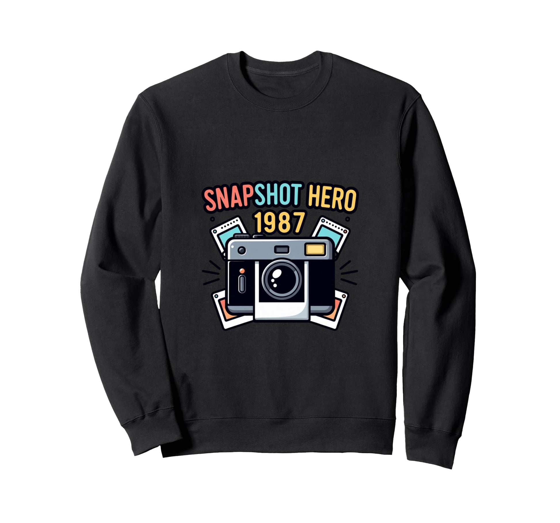 Snapshot Camera Photography 1987 Sweatshirt - Graphic Print Men Women - T-Shirt, Sweatshirt, Hoodie