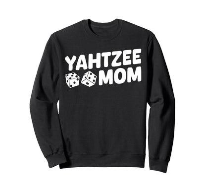 Yahtzee Player Mom Mothers Day Sweatshirt - Minimalist Print Unisex - T-Shirt, Sweatshirt, Hoodie