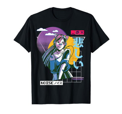 Vaporwave Kawaii Aesthetic Japanese Korean T-Shirt - Unique Graphic Unisex - T-Shirt, Sweatshirt, Hoodie