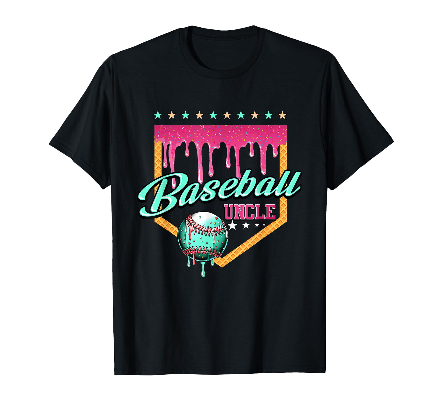 Baseball Uncle Drip Home Plate Dripping T-Shirt - Streetwear Style Unisex - T-Shirt, Sweatshirt, Hoodie