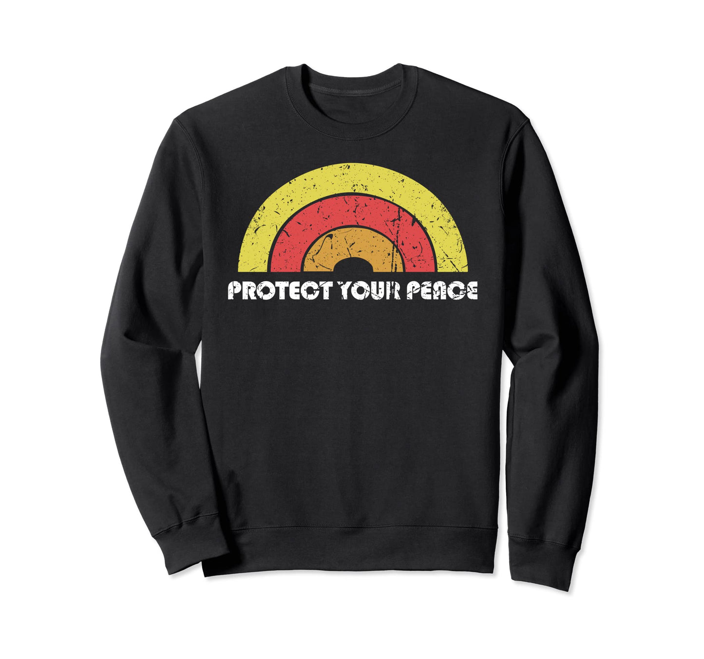 Good Energy Vibin Rainbow Sweatshirt - Casual Everyday Wear for Adults - T-Shirt, Sweatshirt, Hoodie