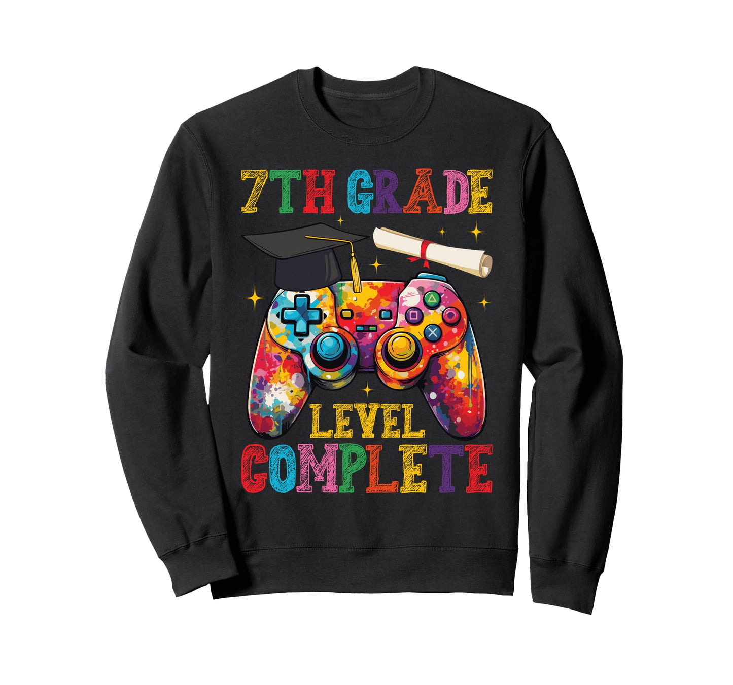 7Th Grade Level Complete Sweatshirt - Streetwear Style for Adults - T-Shirt, Sweatshirt, Hoodie