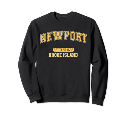 Newport Rhode Island Sports Sweatshirt - Minimalist Print Men Women - T-Shirt, Sweatshirt, Hoodie